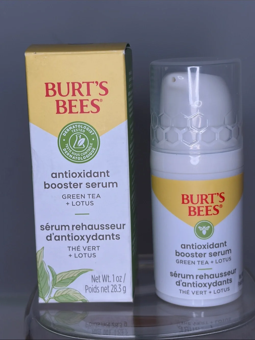 Burt's Bees Antioxidant Booster Serum - Green Tea + Lotus 1 oz